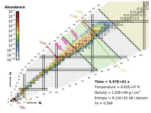 Supernova nucleosynthesis driven by neutrinos